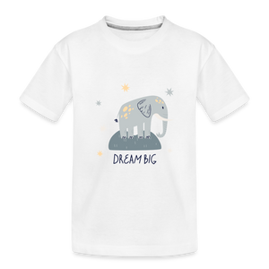 Kinder Premium Bio T-Shirt - weiß